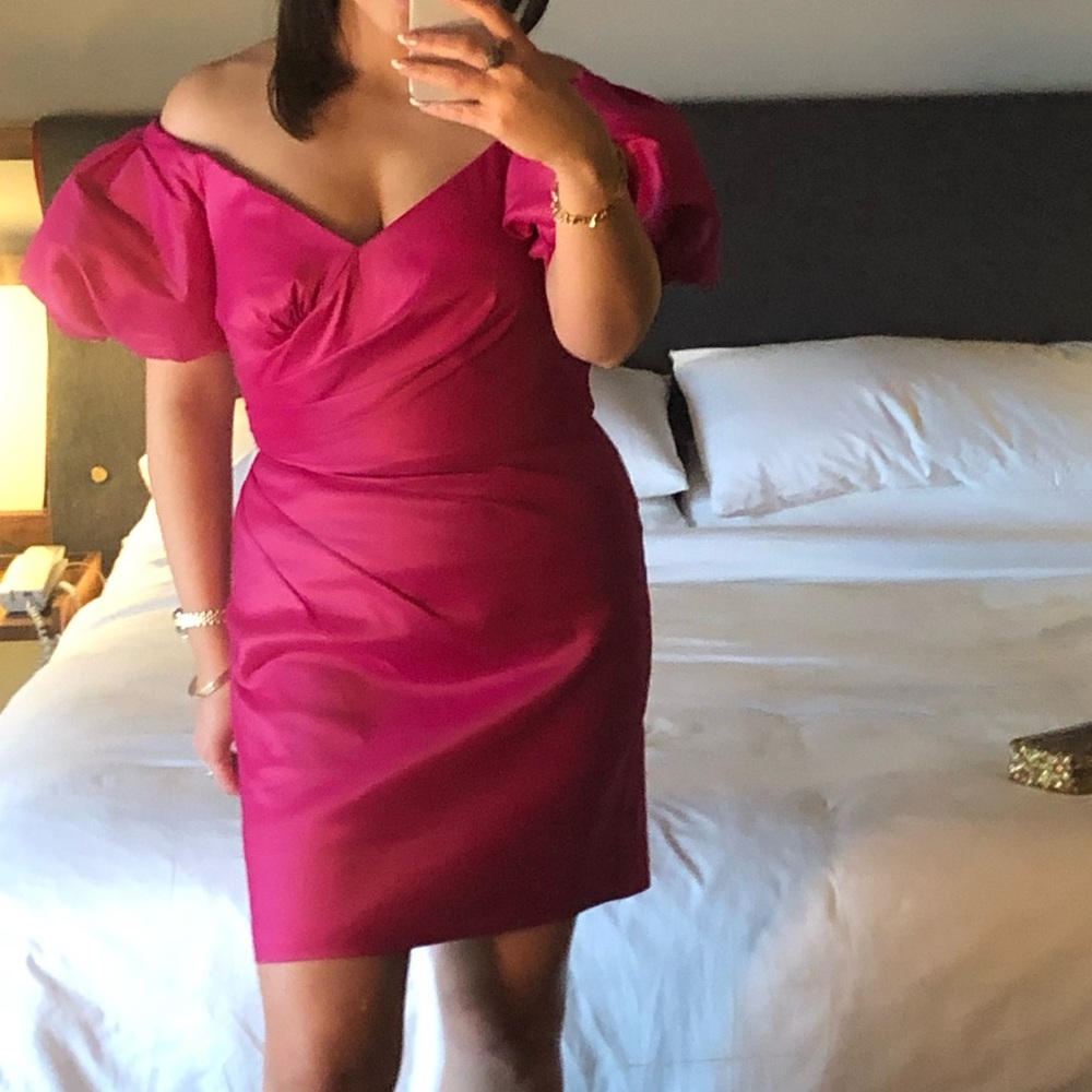 SHO fuchsia dress